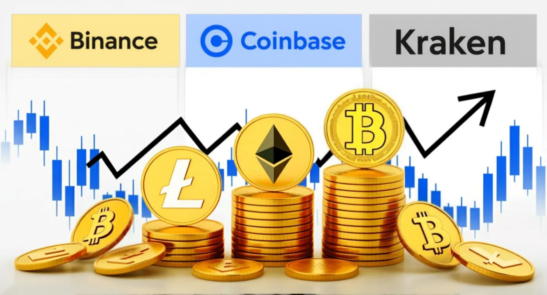 Binance vs Coinbase vs Kraken: Exchange comparison